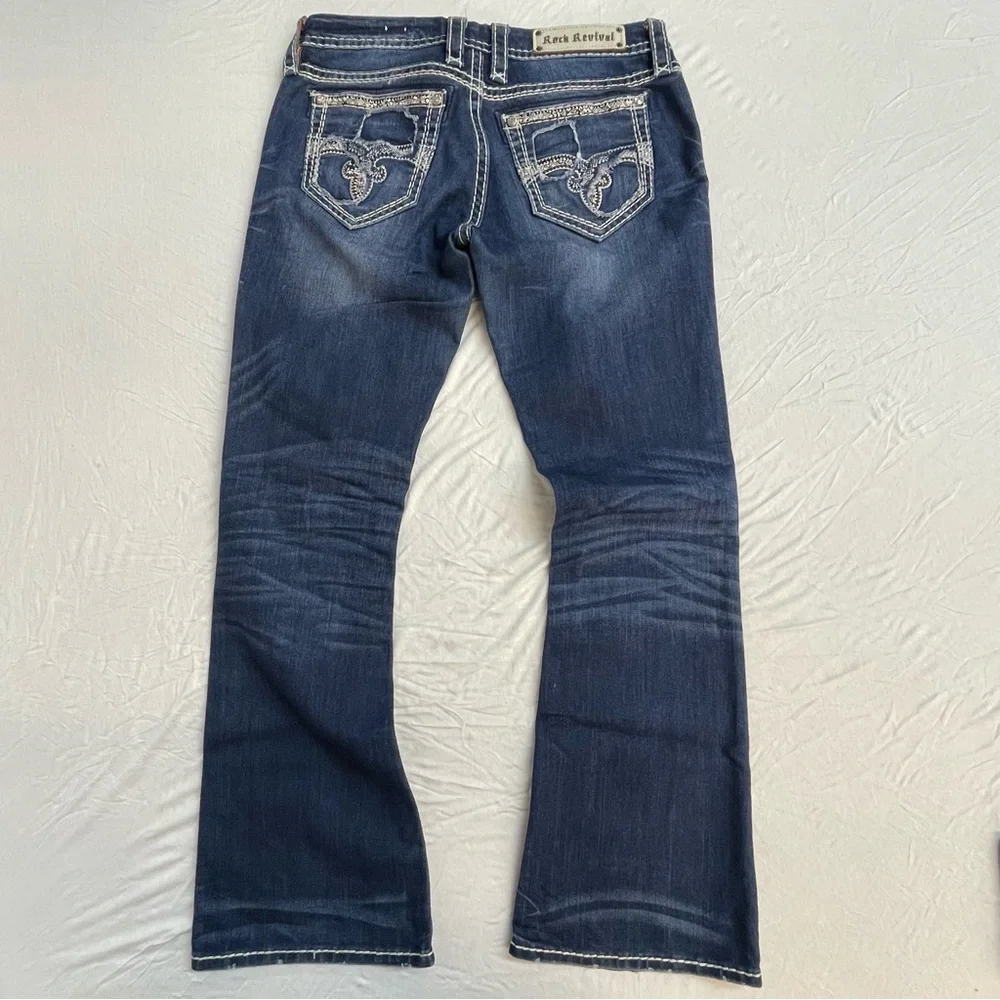 Rock Revival Women's Dark Blue Boot Cut Jeans